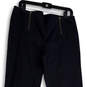 Womens Blue Flat Front Zipped Pocket Pull-On Trouser Pants Size 12 image number 3