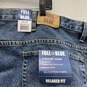 NWT Mens Blue Pockets Mid Wash Relaxed Fit Straight Leg Jeans Size 54/28 image number 4