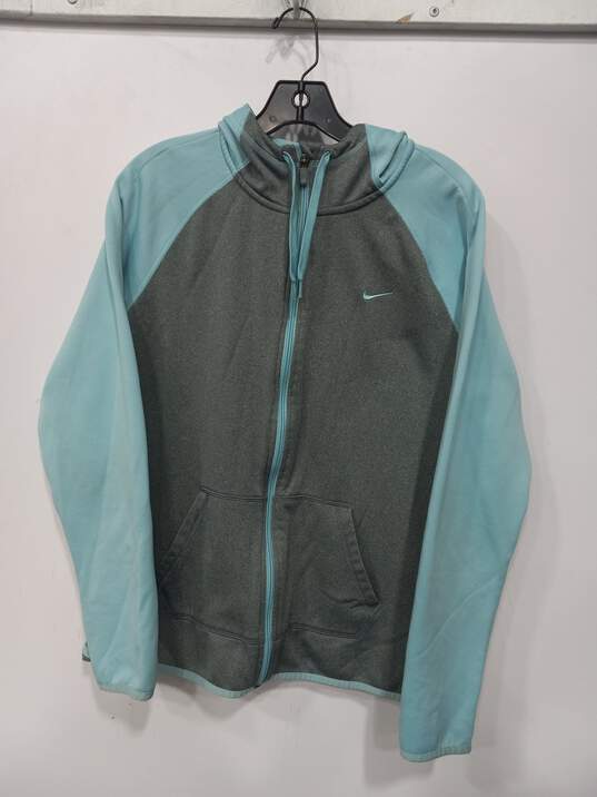 Women’s Nike Therma-Fit Full-Zip Hooded Lightweight Jacket Sz L image number 1