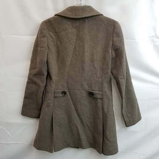Banana Republic Women's Brown Wool Trench Coat Size XS image number 2