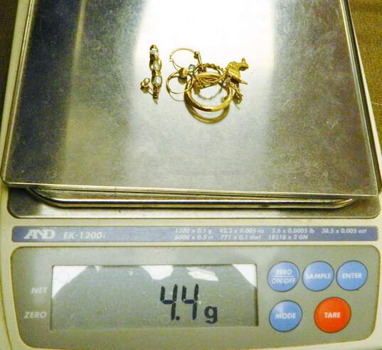14k Gold & Stones Scrap Jewelry, 4.4g image number 1