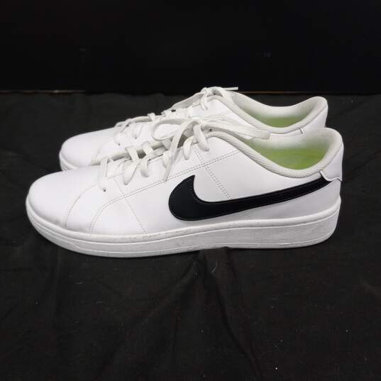 Nike Court Royale Men's White/Black Tennis Shoes Size 13 image number 3