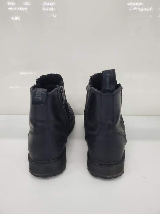 Men Dr Martens Alyson Black Leather Snowgrip Flat Chelsea Boots Size-9L Used image number 4
