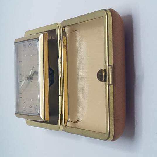 Equity Vintage 3 Inch Glow In The Dark Hands & Hour Markers Mechanical Wind-Up Travel Alarm Clock image number 5
