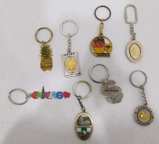 Lot of Assorted Travel Keychains image number 4