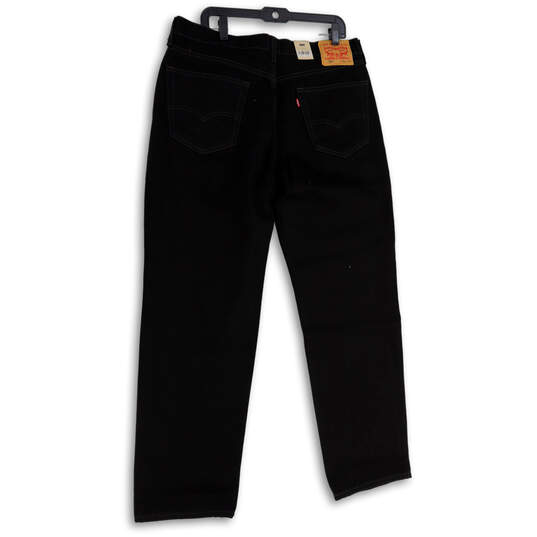 NWT Womens Black 550 Denim Dark Wash Pockets Straight Leg Jeans Size 36/32 image number 2