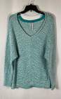 Free People Blue Knit Sweater - Size Small image number 1