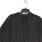 NWT Womens Black Henley Neck Balloon Sleeve Peplum Shift Dress Size 0X image number 4