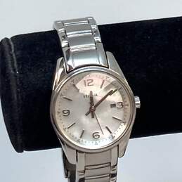 Designer Fossil BQ1477 Silver Tone Analog Round White Dial Quartz Wristwatch