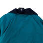 Mens Blue Long Sleeve Collared Full-Zip Bomber Jacket Size XL image number 4