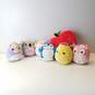 Kelly Toy Original Squishmallows 5 Inch Mini Plush set of 6 and Ressie Red Apple 8 Inches image number 1
