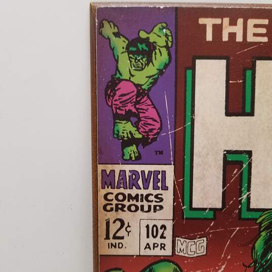 2012 Wood Oversize Picture replica of Mavel Incredible Hulk #102 Cover image number 3