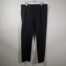 Mens Regular Fit Pockets Flat Front Straight Leg Dress Pants Size 40x34