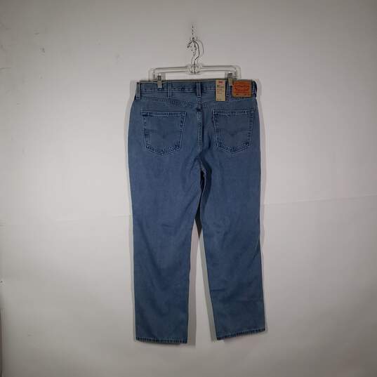NWT Mens 550 Relaxed Fit 5 Pocket Design Denim Tapered Leg Jeans Size 38X32 image number 2