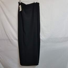 Bob Mackie Boutique Black Pencil Skirt Size 14 NWT alternative image