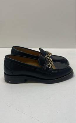 & Other Stories Leather Chunky Embellished Loafers Black 6.5