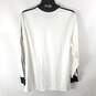 Adidas Men White Long Sleeve Tee Shirt L NWT image number 5