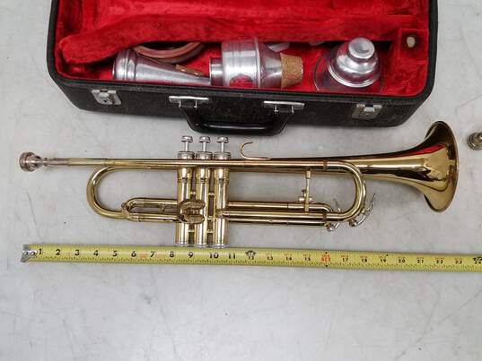 Vintage King Cleveland 600 Trumpet With Case And Accessories image number 2