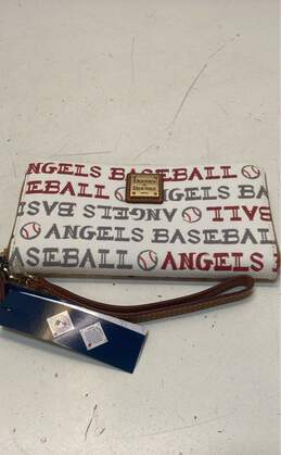 Dooney & Bourke X Los Angeles Angels Baseball Wristlet Multicolor