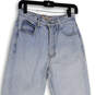 Womens Blue Denim Light Wash Pockets Stretch Skinny Leg Jeans Size 29 image number 3