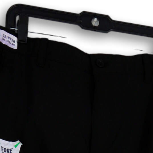 NWT Mens Black Golf Swing Flex Stretch Slash Pocket Athletic Shorts Size 34 image number 3