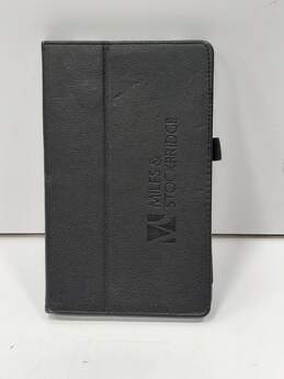 Black Amazon Fire Tablet w/ Black Leather Case alternative image