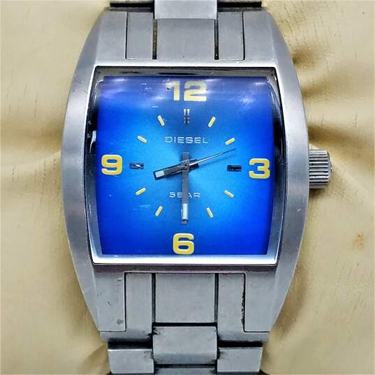 Diesel DZ-1047 Stainless Steel W/Blue Dial Watch 148.2g image number 1