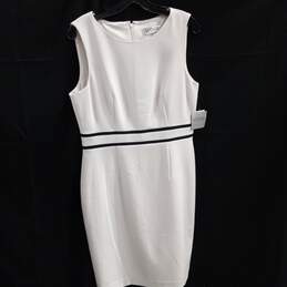 Kasper Women's Palm Desert Parchment Sleeveless Sheath Dress Size 6 NWT