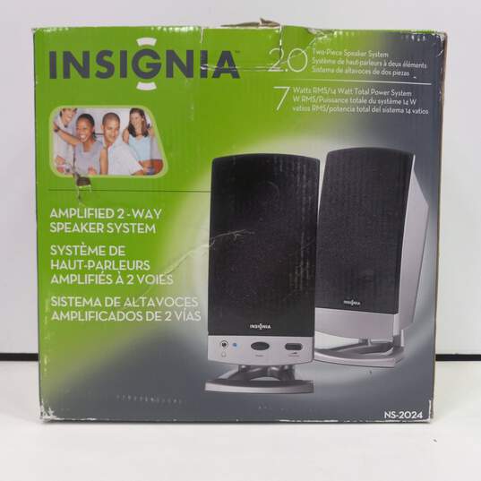 INSIGNIA Two Piece Computer Speaker System NS-2024 In Box image number 8
