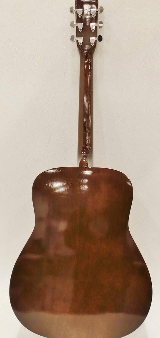 Yamaha Brand F325 TBS Model Wooden Acoustic Guitar w/ Hard Case image number 7