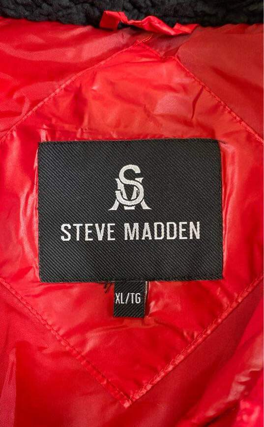 Steve Madden Women's Red Puffer Jacket- XL image number 5