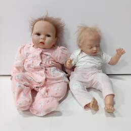Pair of Lifelike Baby Dolls