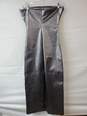 Zara Silver Metallic Sleeveless Dress Size M image number 2