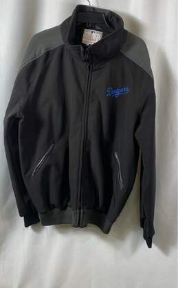 Genuine Merchandise Mens Black Los Angeles Dodgers Baseball MLB Jacket Size XL