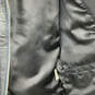 Mens Blue Leather Long Sleeve Pockets Full-Zip Biker Jacket Size 2X-Large image number 3