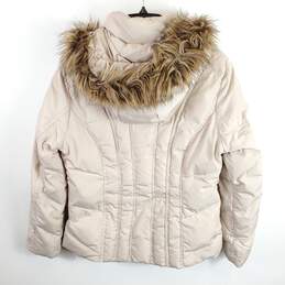 Michael Kors Women Beige Parka Puffer Jacket M alternative image