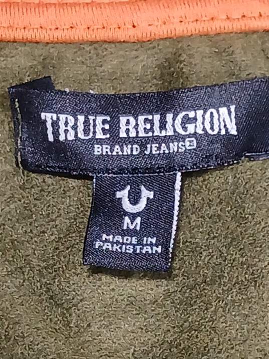 Women's True Religion Logo Full-Zip Hoodie Sz M image number 4