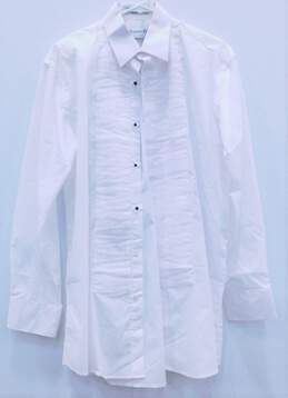 Tuxedo Park White Medium Dress Shirt With Tuxedo Park Cummberbund & Bows