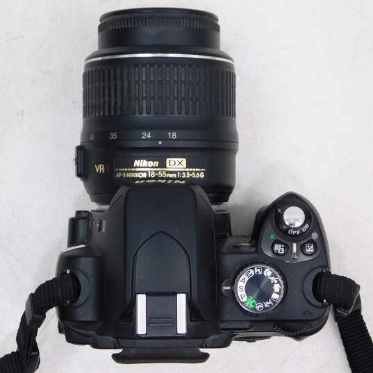 Nikon D60 DSLR Digital Camera W/ 18-55mm Lens Battery & Charger image number 7