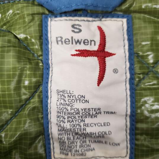 Relwen MN's Quilted Insulated Teal Tanker Jacket Size S image number 3