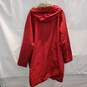 Lands End Red Full Zip Hooded Gore-Tex Rain Jacket Size XL(46-48) image number 2