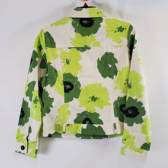 Berek Women Green Abstract Floral Jacket S NWT image number 2