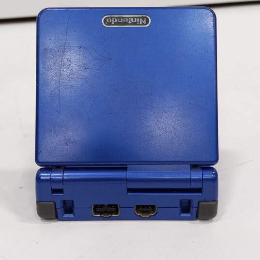 Blue Nintendo Game Boy Advance SP Gaming Console In Caring Case With 12 Games image number 5