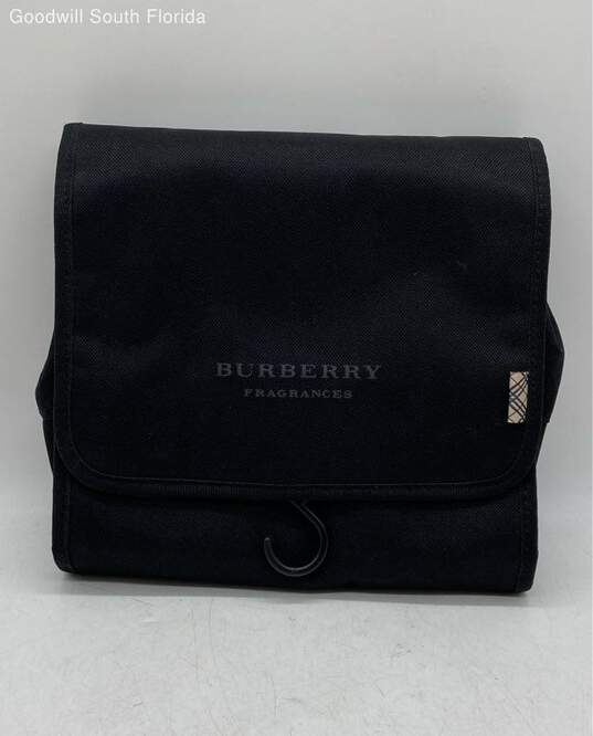 Authentic Burberry Womens Black Lightweight Fragrances Mini Travel Bag image number 1