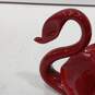 Red Glass Swan-Gold Hill Recycle 289 image number 3