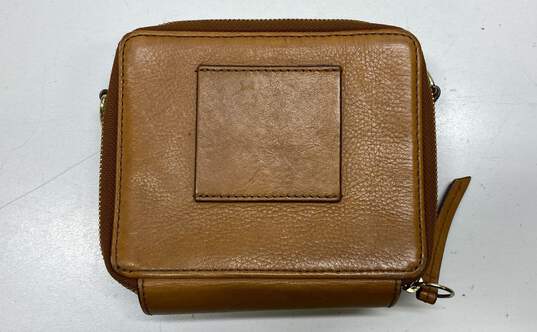 Fossil Crossbody Bag/Wallet Tan image number 2