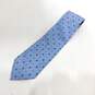 GIVENCHY Men's Light Blue 4G Logo Embroidered Monogram Silk Necktie Tie with COA image number 1