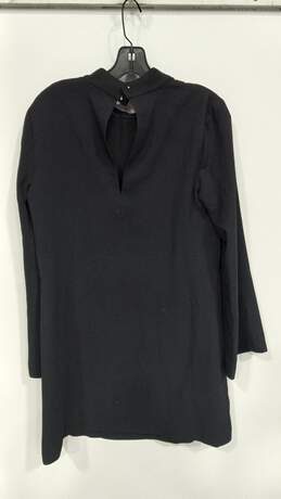 Mango Women's Black Mock Neck Mini Dress Size 6 NWT alternative image
