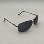 Womens Silver Polarized Lightweight UV Protection Aviator Sunglasses image number 2