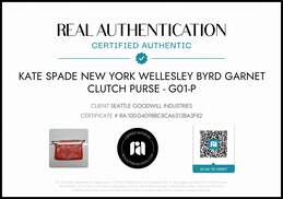 Kate Spade New York Multicolored Striped Zip Around PVC Wallet AUTHENTICATED alternative image